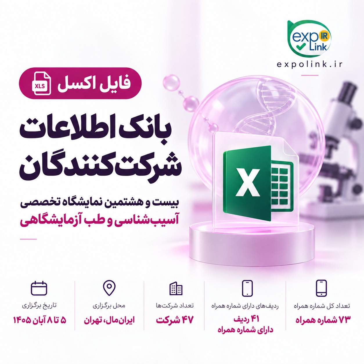 نمایشگاه تخصصی آسیب‌شناسی و طب آزمایشگاه